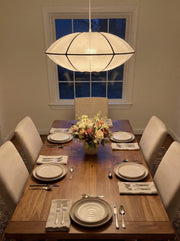 Orbina UFO Disc Ribbon Pendant Light - Modern Ambient Lighting for Home Spaces N61